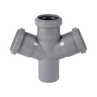 крестовина канализационная wavin 206035040 50x50x50/67°