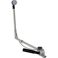 сифон с переливом geberit для ванны удлинённый, d52 мм, длина 73 см, хром глянцевый 150.525.21.1