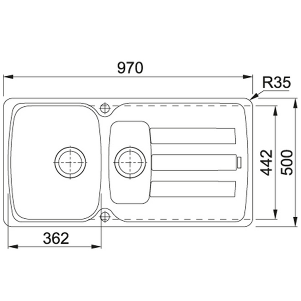 мойка кухонная franke antea azg 651 (бежевый)
