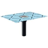 душевой трап geberit 154.053.00.1 с решеткой 80х80, хром [0.8 л/с]