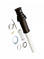 вертикальный проход через крышу (черный) protherm 60/100