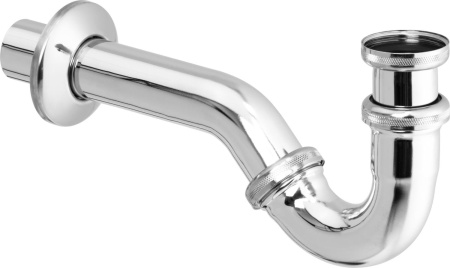 сифон viega для биде трубный, d32 мм, хромированная латунь 103781