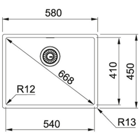 мойка кухонная franke bxx 210/110-54