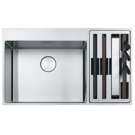мойка кухонная franke box center bwx 220-54-27 tl (чаша справа)