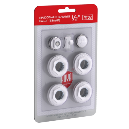 монтажный комплект royal thermo 1/2 белый