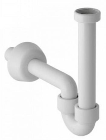 сифон geberit для умывальника и биде, d32 мм, горизонтальный выпуск, белый 151.113.11.1