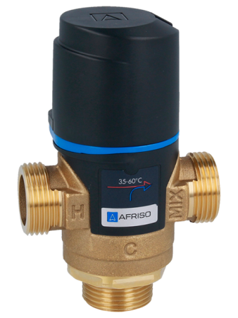 термостатический смесительный клапан afriso atm 563 35-60°c