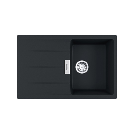 мойка кухонная franke cng 611/211-78 черный матовый