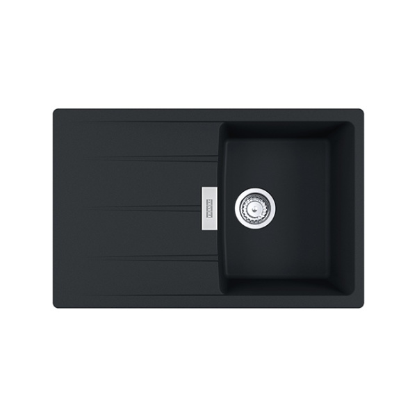 мойка кухонная franke cng 611/211-78 черный матовый