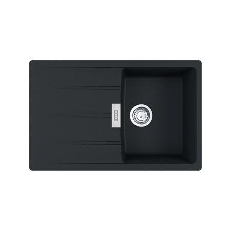 мойка кухонная franke cng 611/211-78 черный матовый