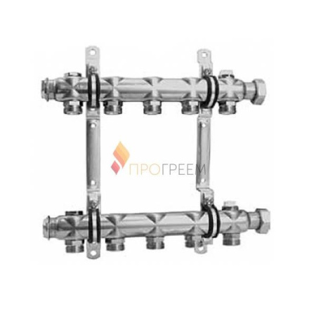 коллектор распределительный kermi x-net hka 1" для 2 контуров