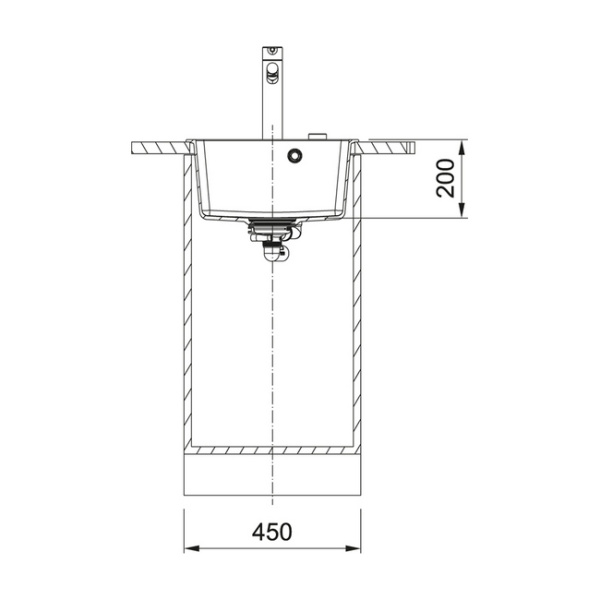 мойка кухонная franke cng 610/210-39 черный матовый