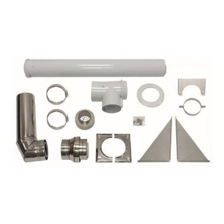 базовый комплект для прокладки дымоотводящих труб vaillant dn 80/125 рр по фасаду