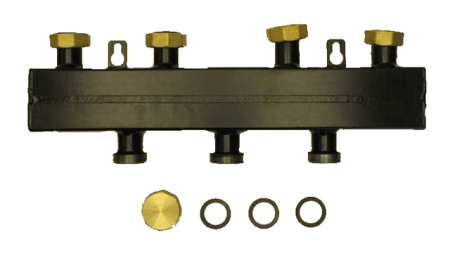 коллектор распределительный buderus hkv 2/32 dn40 для 2 контуров